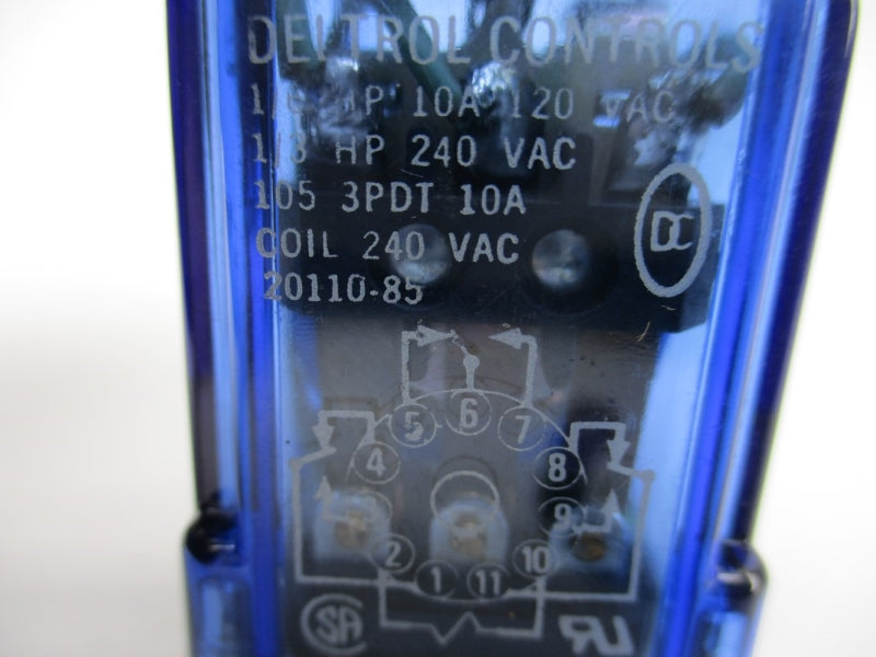 DELTROL CONTROLS 20110-85 120VAC 10A NSNP