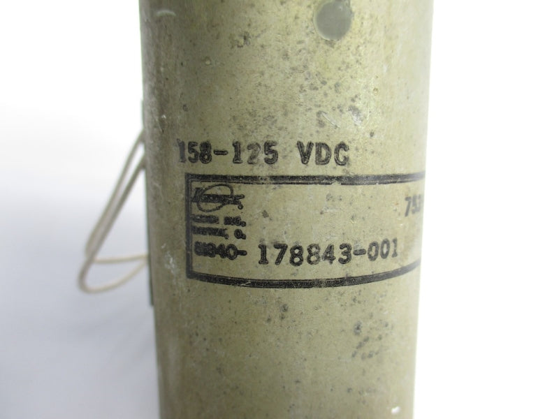 CAPACITOR 81840-178843-001 158-125VDC UNMP