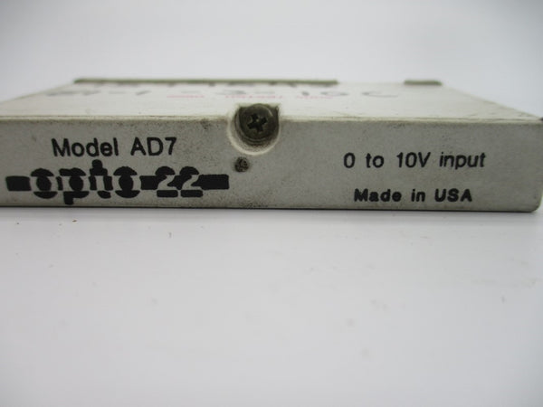 OPTO 22 AD7 0-10V UNMP