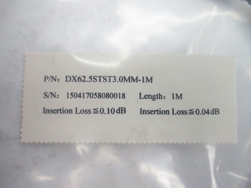 CONNECTOR CABLE DX62.5STST3.0MM-1M NSMP