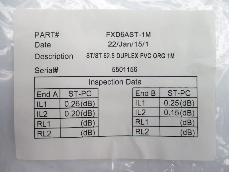 CONNECTOR CABLE FXD6AST-1M NSMP