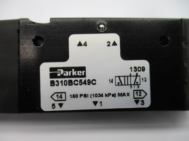 PARKER B310BC549C 24VDC 150PSI 1/8" NSMP
