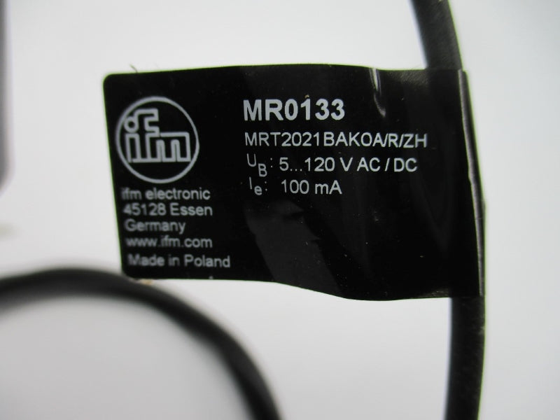 IFM EFECTOR MR0133 MRT2021BAKOA/R/ZH 5-120VAC/DC NSNP