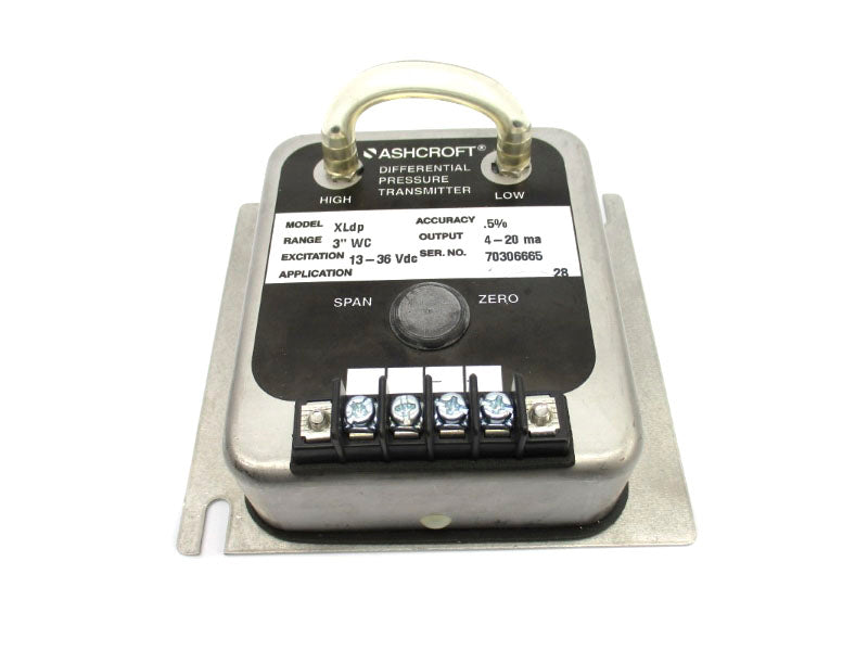 ASHCROFT XLDP 13-36VDC 3"WC NSNP
