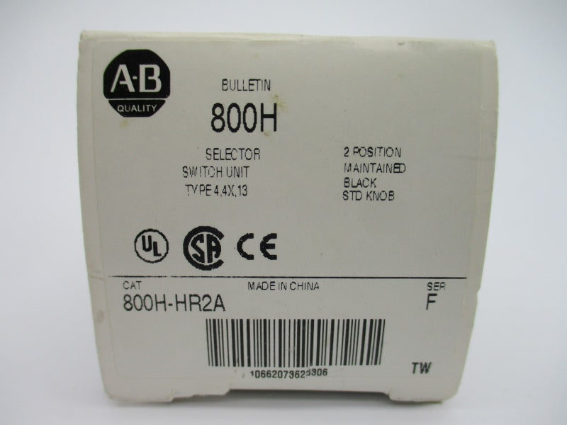 ALLEN BRADLEY 800H-HR2A SER. F (WH) NSMP