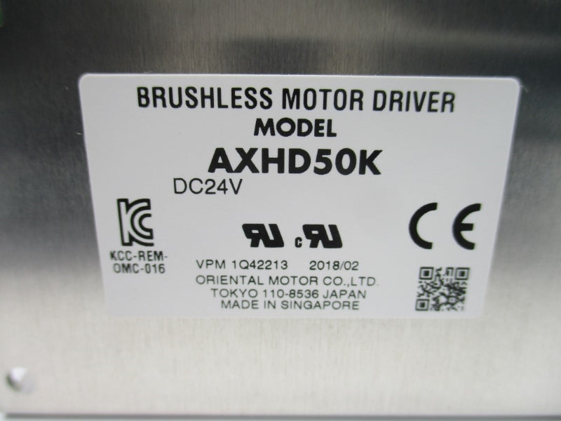 ORIENTAL MOTOR AXHD50K 24VDC NSNP