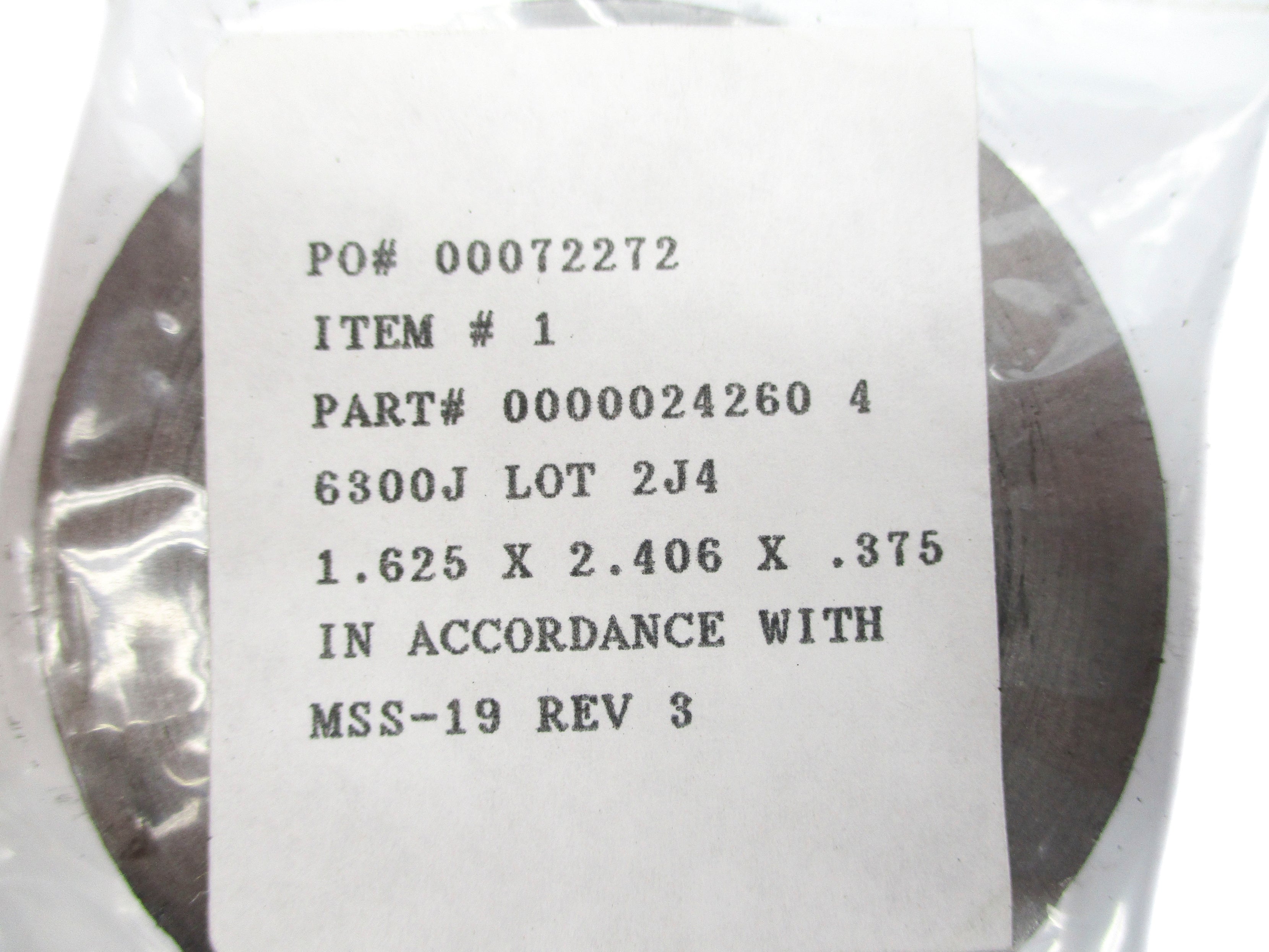 PACKING RING 00000242604 NSMP