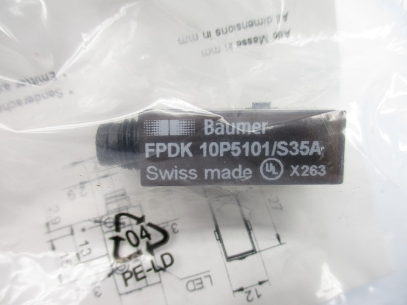 BAUMER ELECTRIC FPDK10P5101/S35A 10-30VDC NSMP