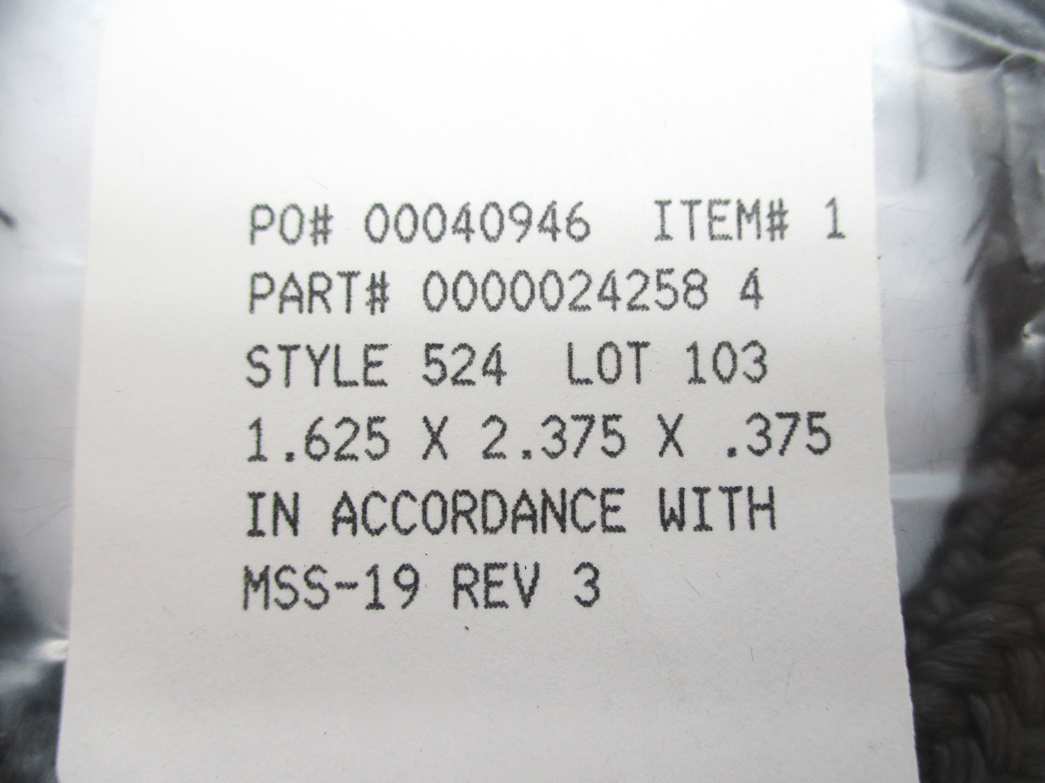 PACKING RING 00000242584 NSMP