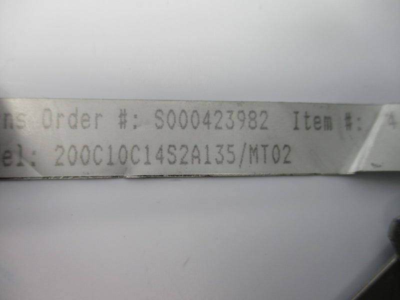 BURNS ENGINEERING 200C10C14S2A135/MT02 NSNP