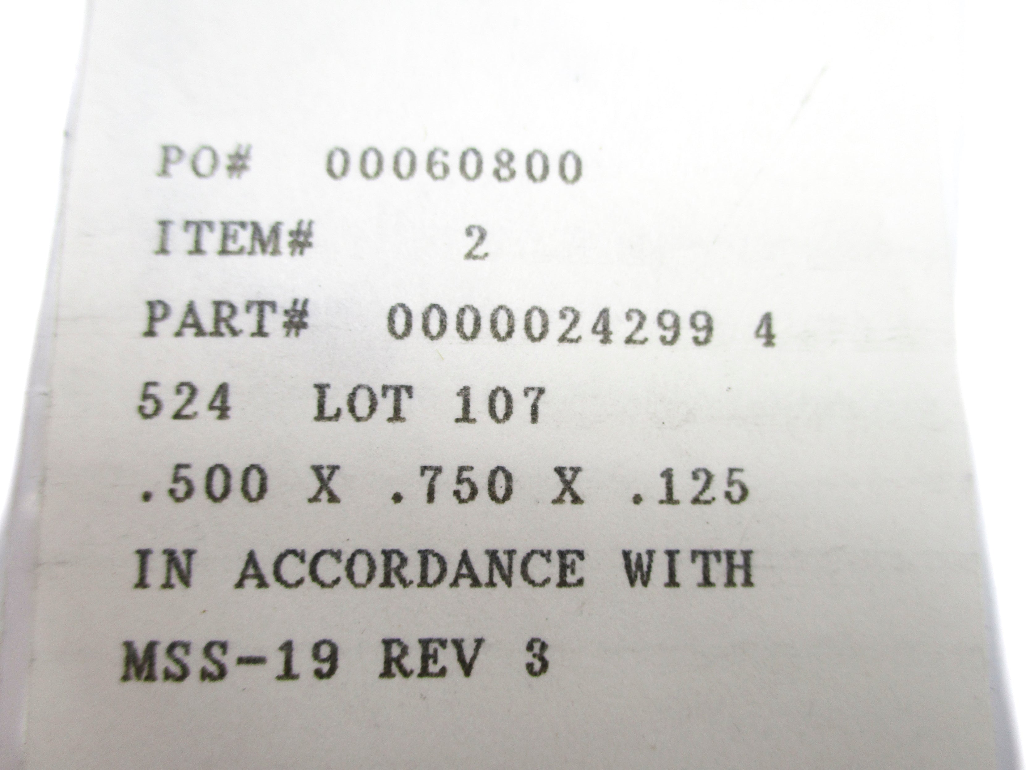 PACKING 00000242994 NSMP