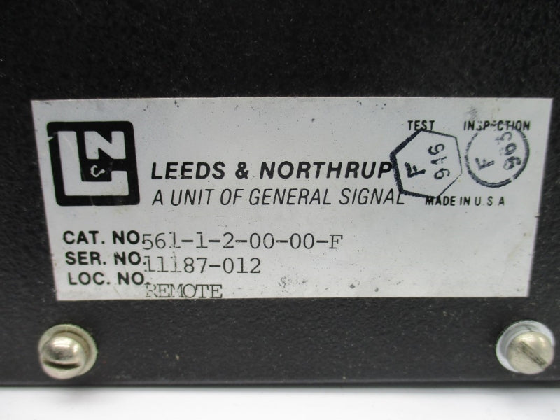 LEEDS & NORTHRUP 561-1-2-00-00-F (AS PICTURED) NSNP