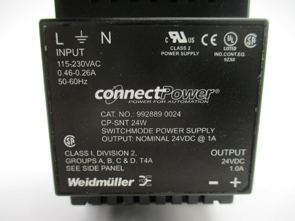WEIDMULLER 9928890024 115-230VAC 0.46-0.26A NSMP