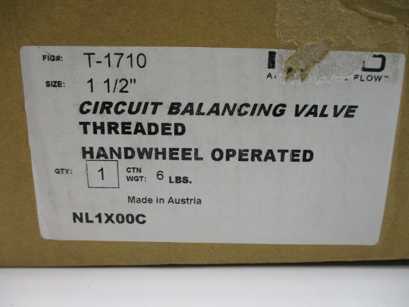 NIBCO NL1X00C T-1710 248'F 1-1/2" NSMP