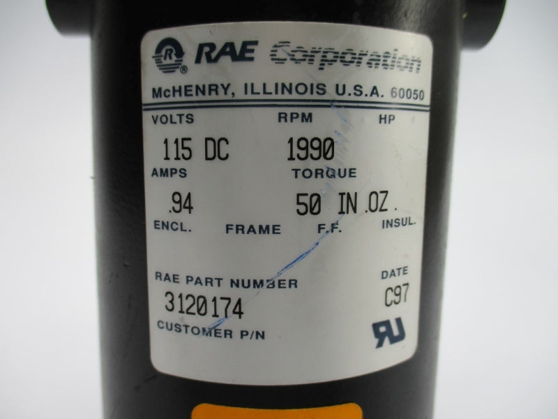 RAE 3120174 115VDC .94A NSNP