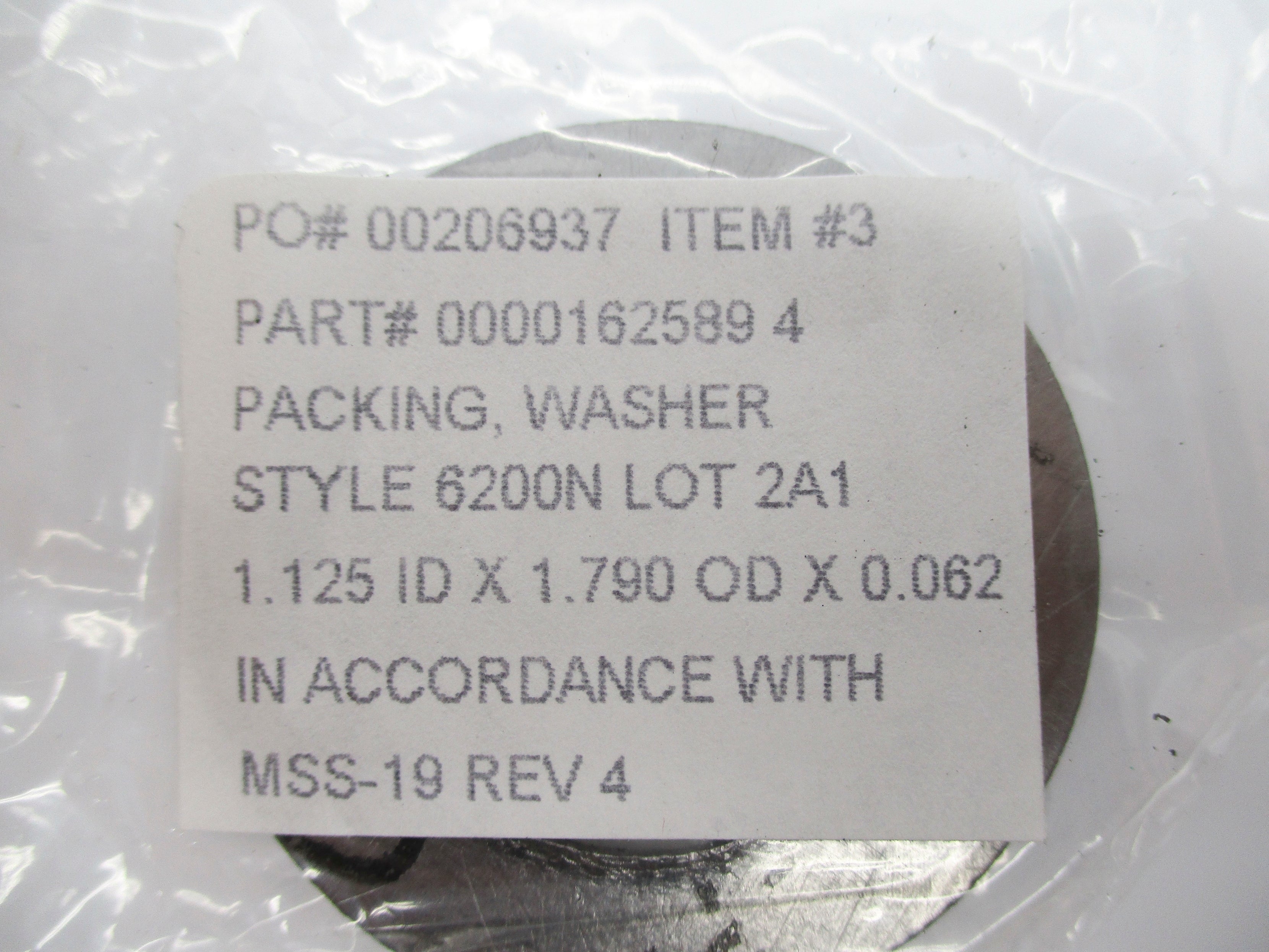 PACKING WASHER 00001625894 NSMP