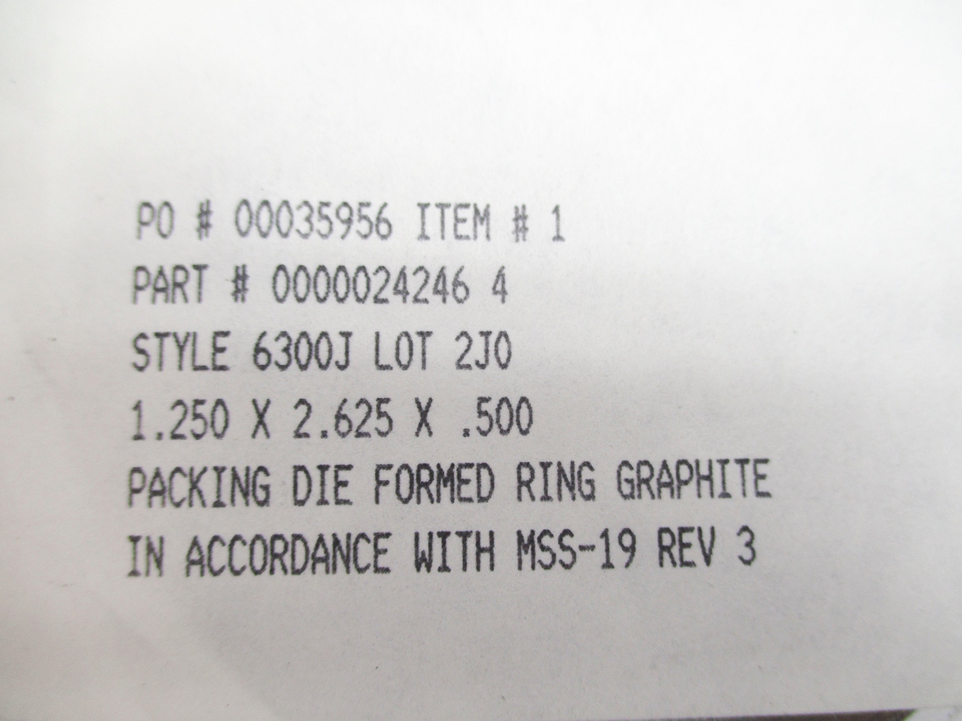 PACKING RING 00000242464 NSMP