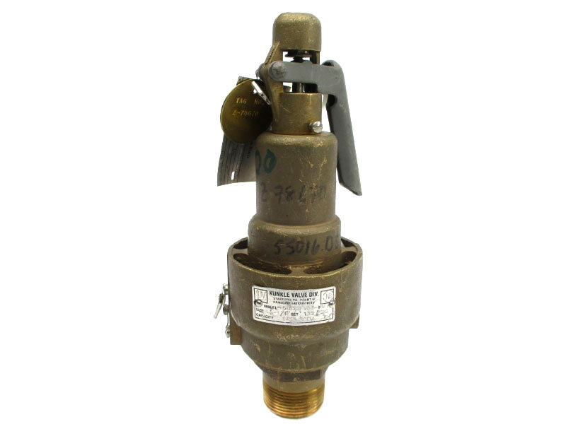 KUNKLE VALVE 6182GFV88-KM 135PSI 1-1/4" NSNP