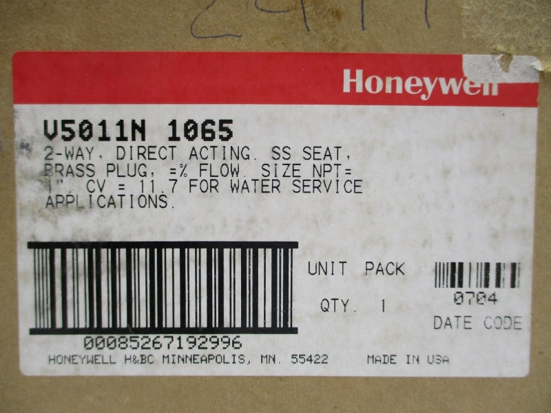 HONEYWELL V5011N1065 1" NSMP