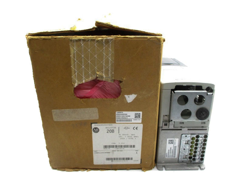 ALLEN BRADLEY 20BD011A0AYNANN0 SER. A F/W 3.002 480VAC 9.5A NSMP