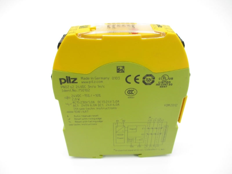 PILZ PNOZS224VDC3N/O1N/C 750102 24VDC 6.0A NSNP