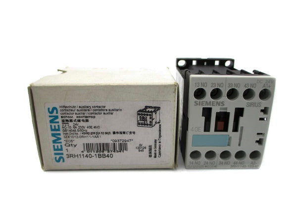 SIEMENS 3RH1140-1BB40 24VDC 10A NSMP