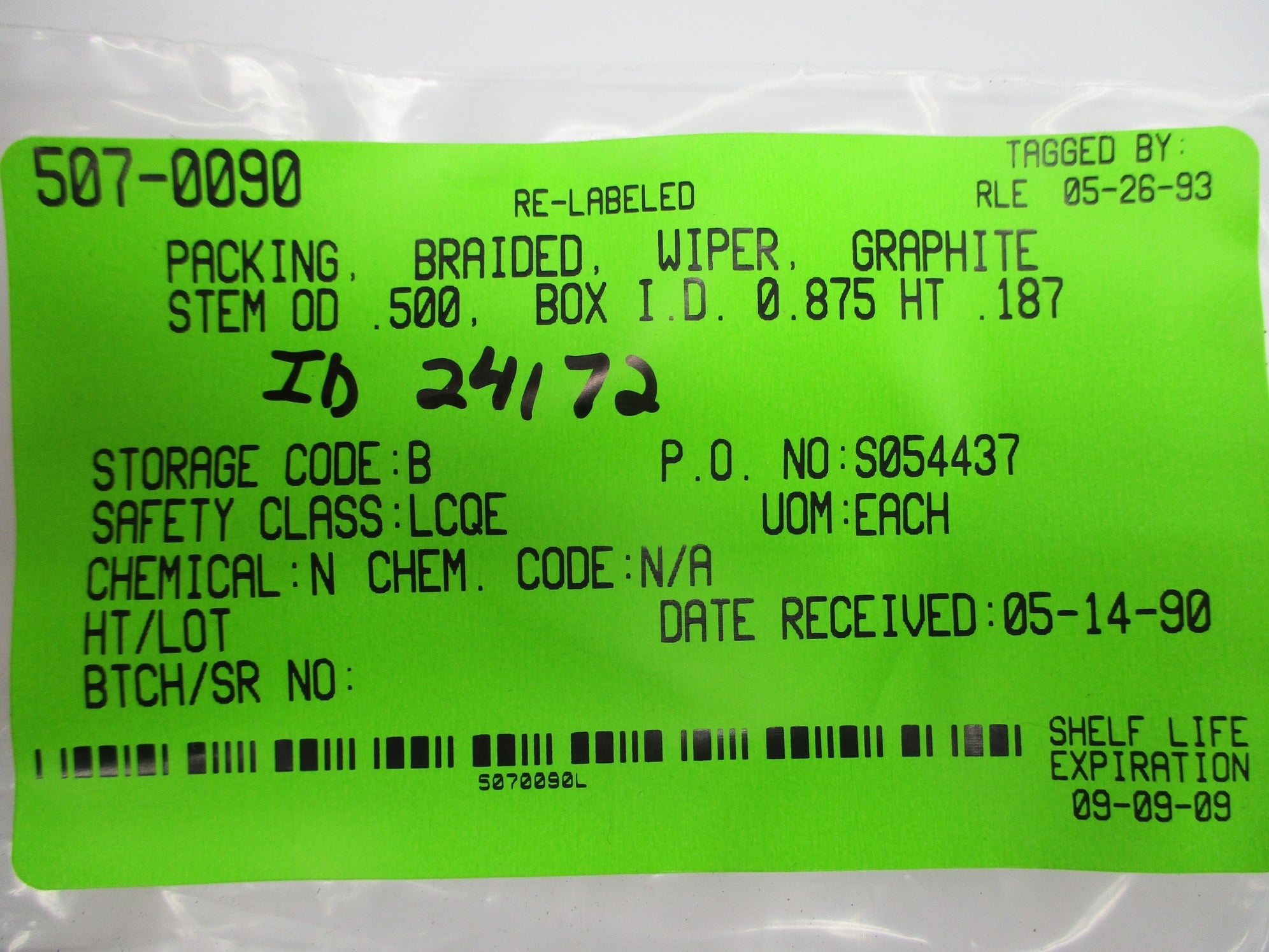 PACKING RING 507-0090 NSNP