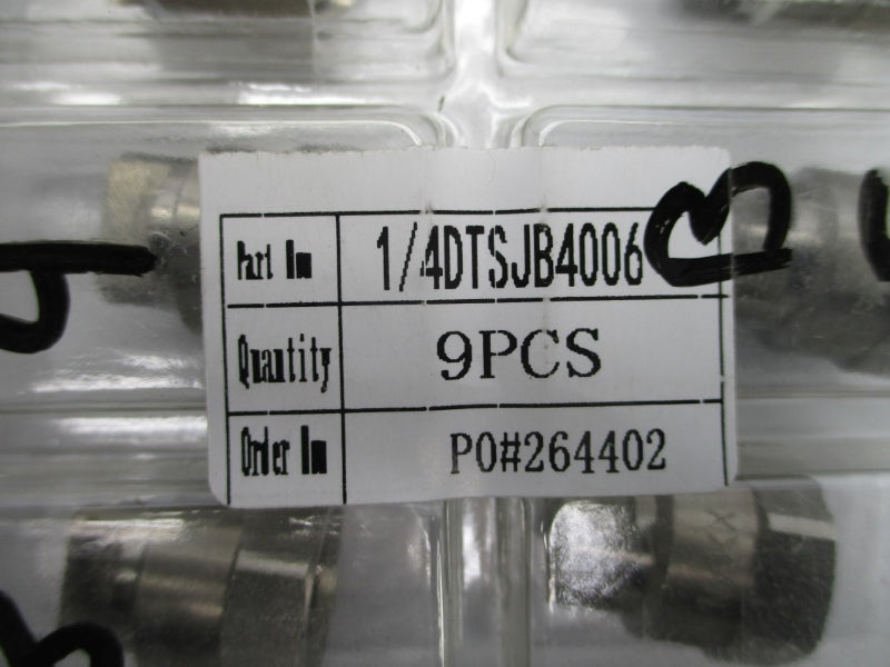 CONNECTOR 1/4DTSJB4006 (PKG OF 9) NSMP