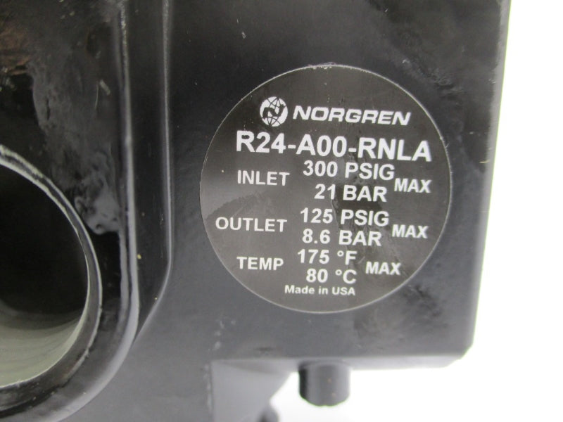 NORGREN R24-A00-RNLA 300PSI 1-1/4" NSMP