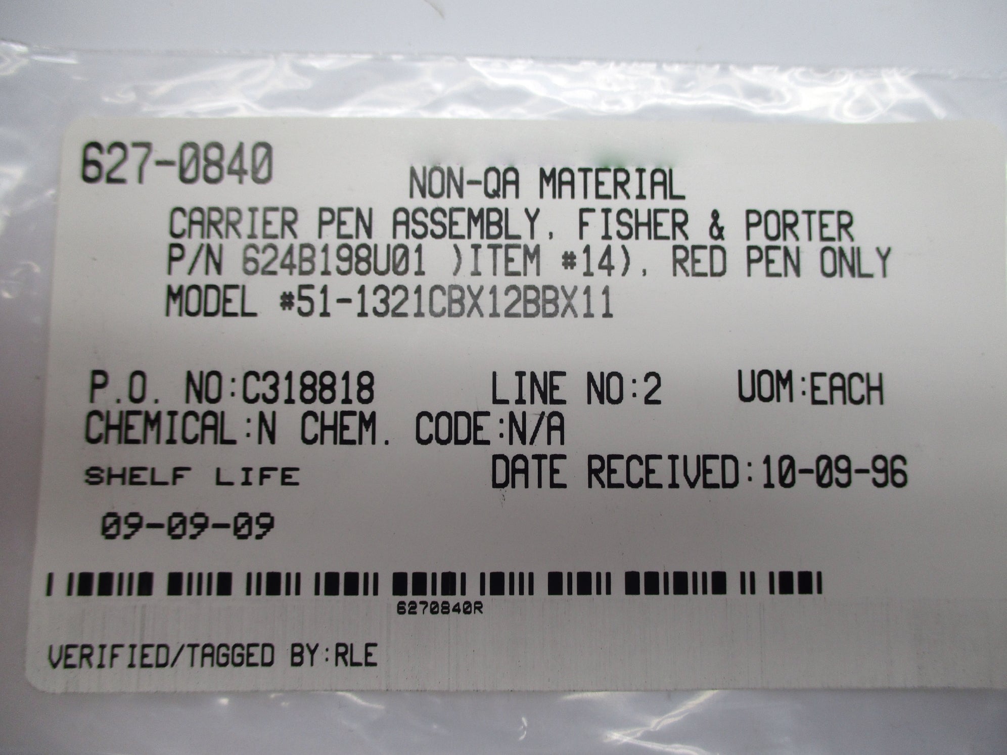 FISHER & PORTER 624B198U01 NSNP