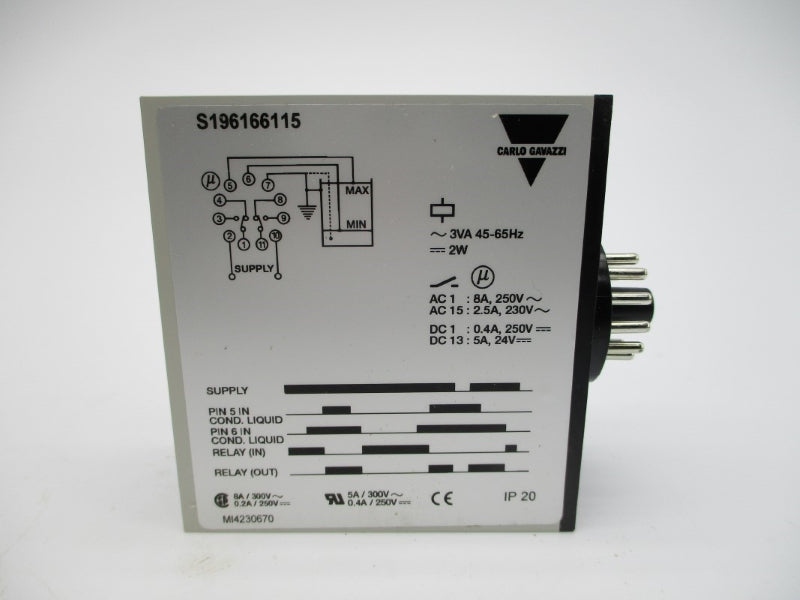 CARLO GAVAZZI S196166115 115V 8A NSMP