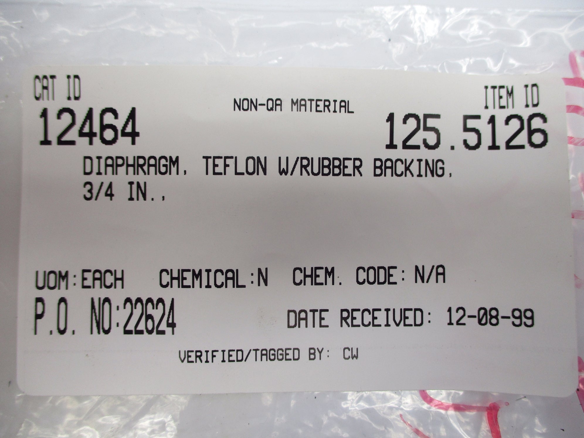 DIAPHRAGM 12464 NSNP