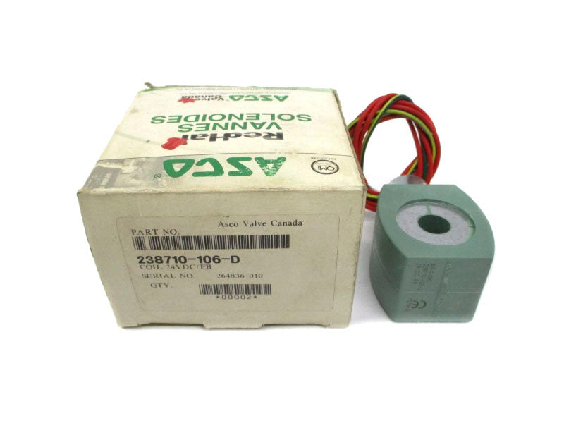 ASCO 238710-106-D 24VDC (PKG OF 2) NSMP