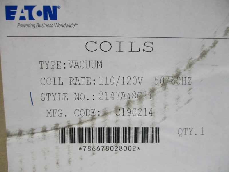 EATON 2147A48G11 7860A34G02 110/120V NSMP