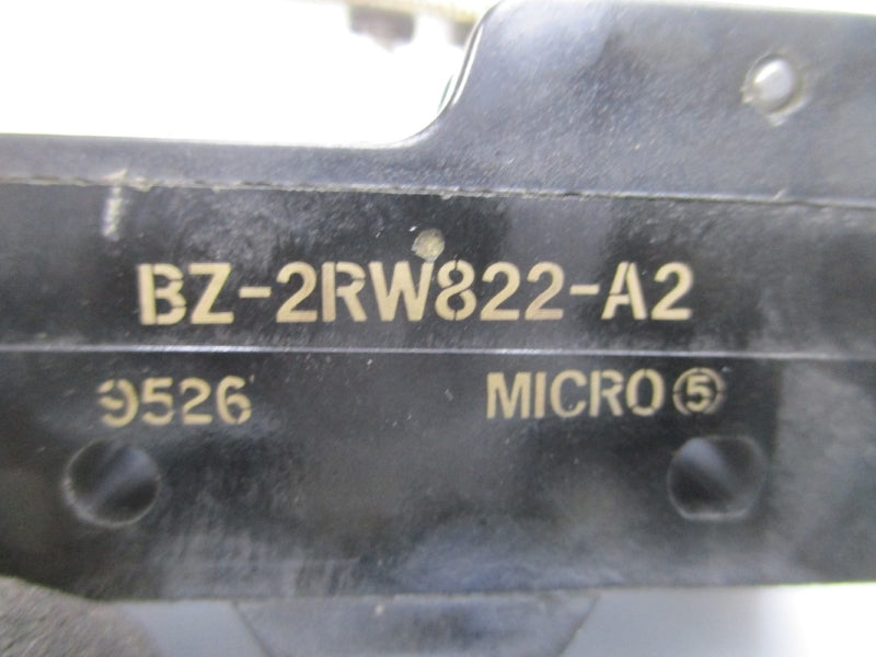 MICRO SWITCH BZ-2RW822-A2 480VAC 15A NSNP