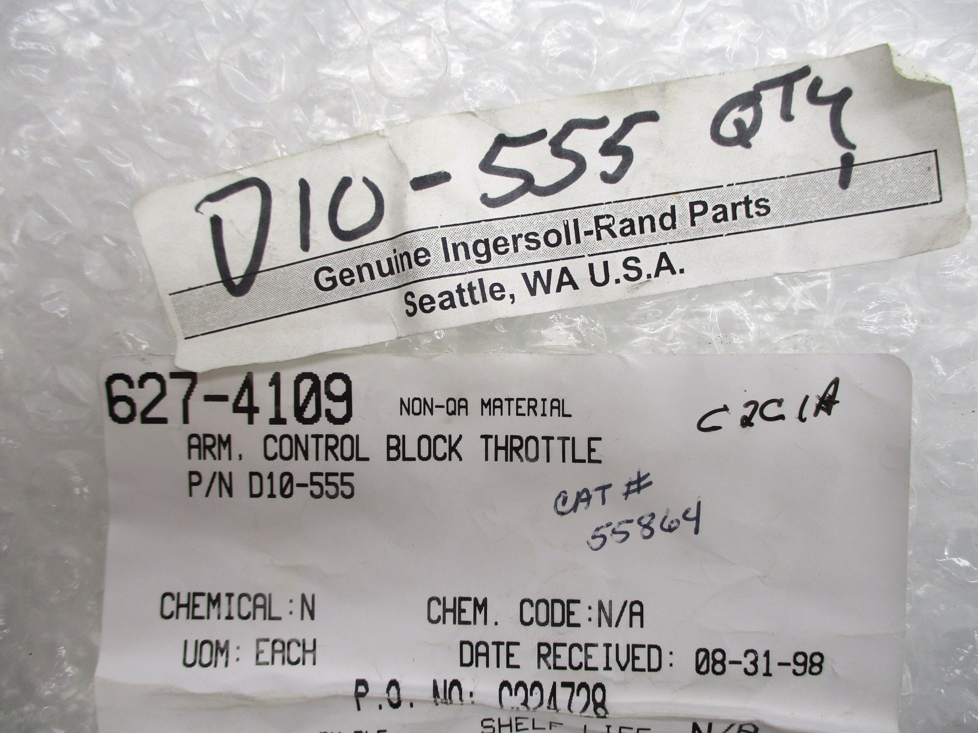 INGERSOLL RAND D10-555 NSNP
