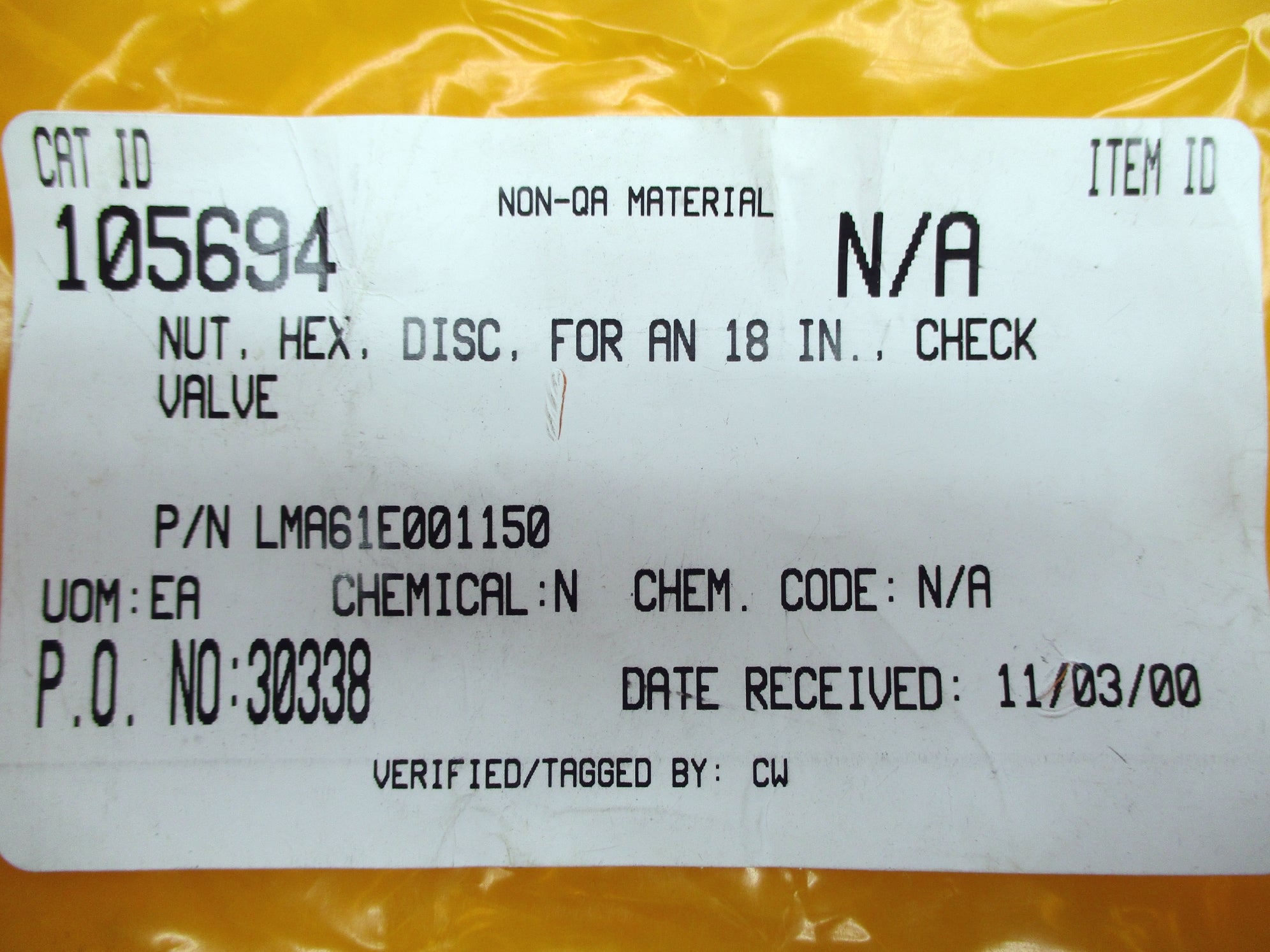 SPARE PART LMA61E001150 NSNP