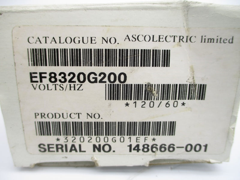 ASCO EF8320G00 110/120V 100PSI 1/4" NSMP