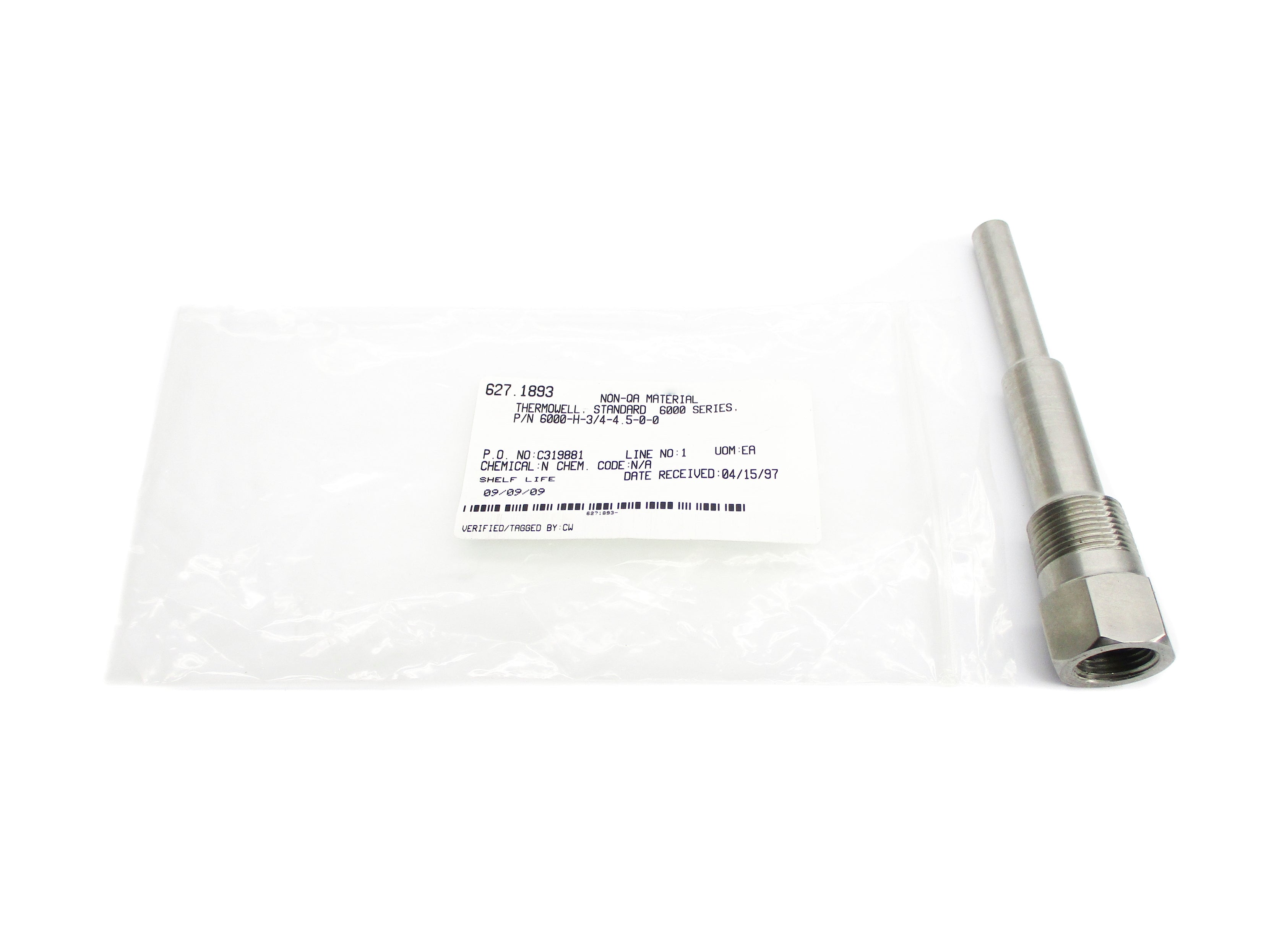 THERMO-COUPLE PRODUCTS 6000-H-3/4-4.5-0-0 NSNP