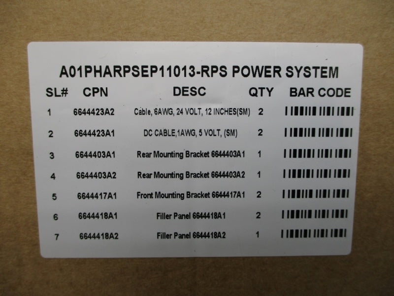 SPARE PART KIT A01PHARPSEP11013-RPS NSMP