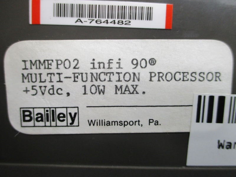BAILEY IMMFP02 5VDC UNMP