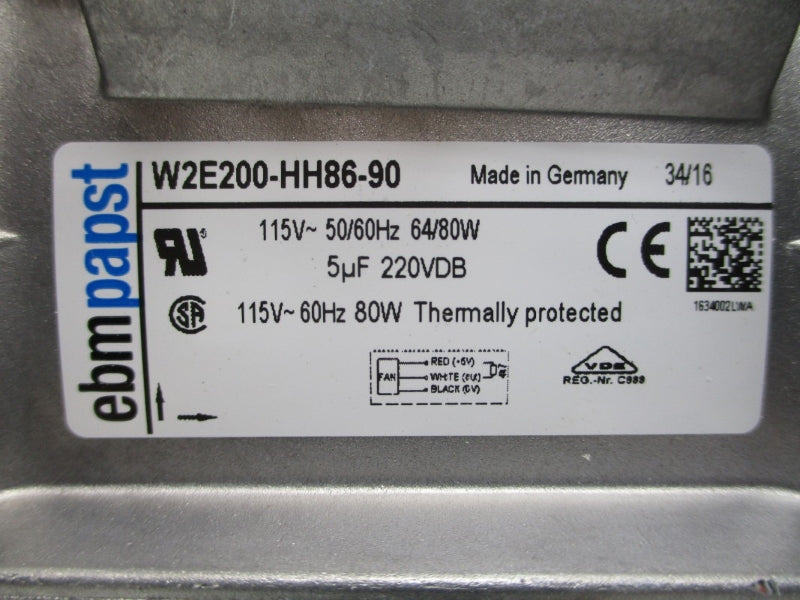 FAN W2E200-HH86-90 115V NSNP