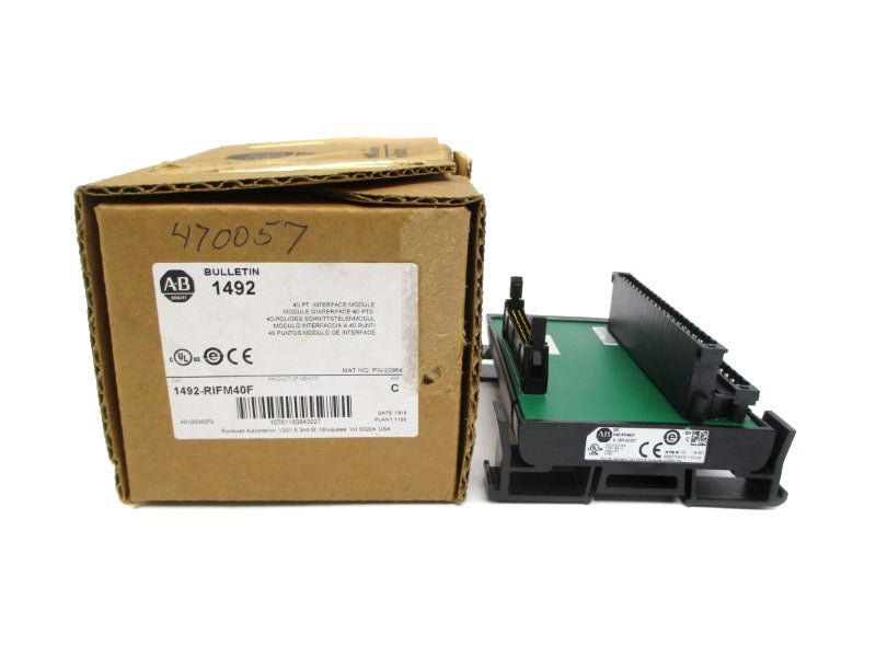 ALLEN BRADLEY 1492-RIFM40F SER. C 0-132VAC/DC (BR/WH) NSMP