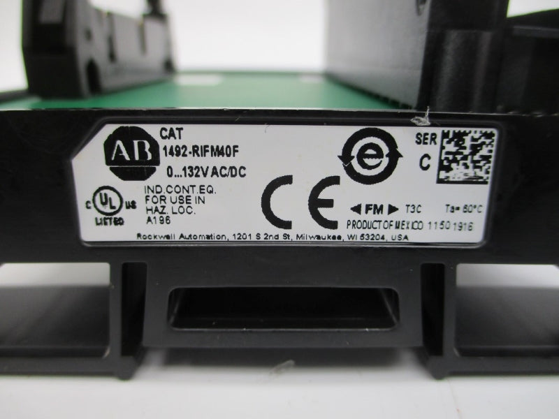 ALLEN BRADLEY 1492-RIFM40F SER. C 0-132VAC/DC (BR/WH) NSMP