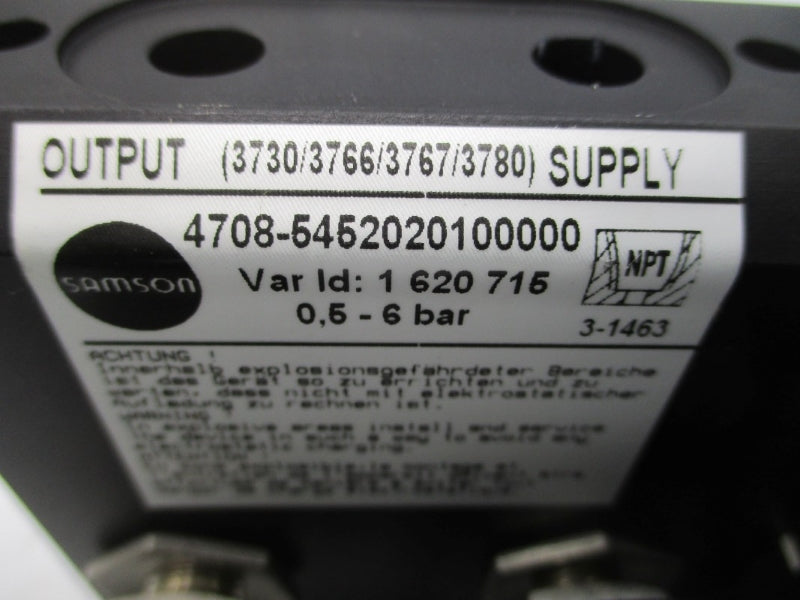SAMSON 4708-5452020100000 180PSI NSNP