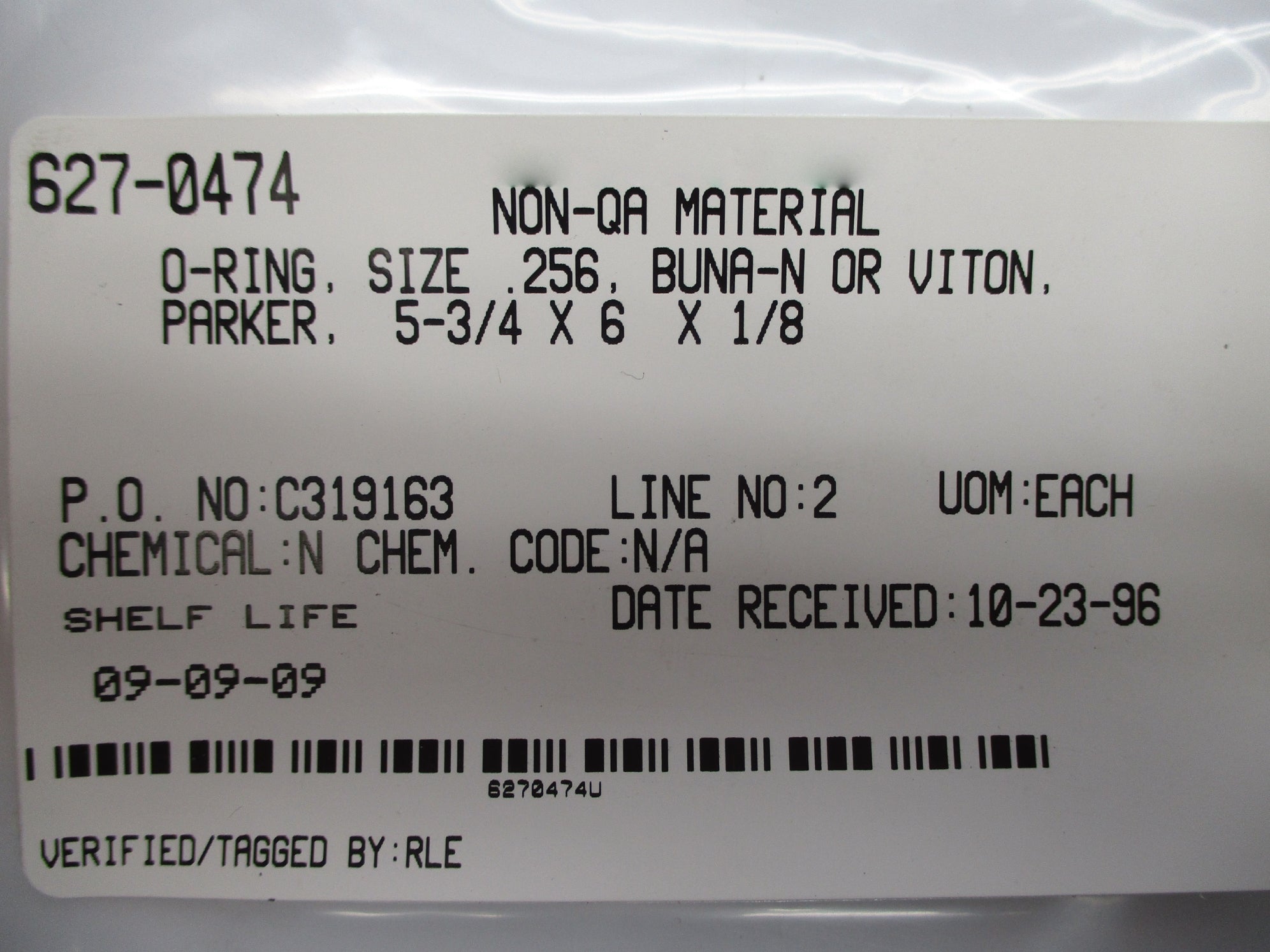 PARKER 627-0474 NSNP