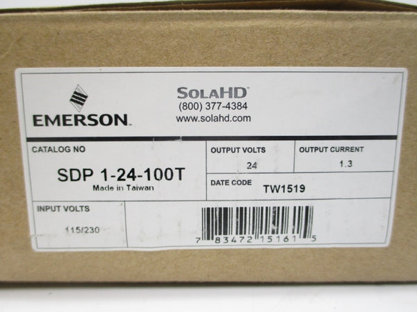 EMERSON SDP1-24-100T 24VDC 1.3A NSMP