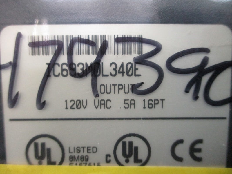 GE FANUC IC693MDL340E 120VAC .5A NSFS