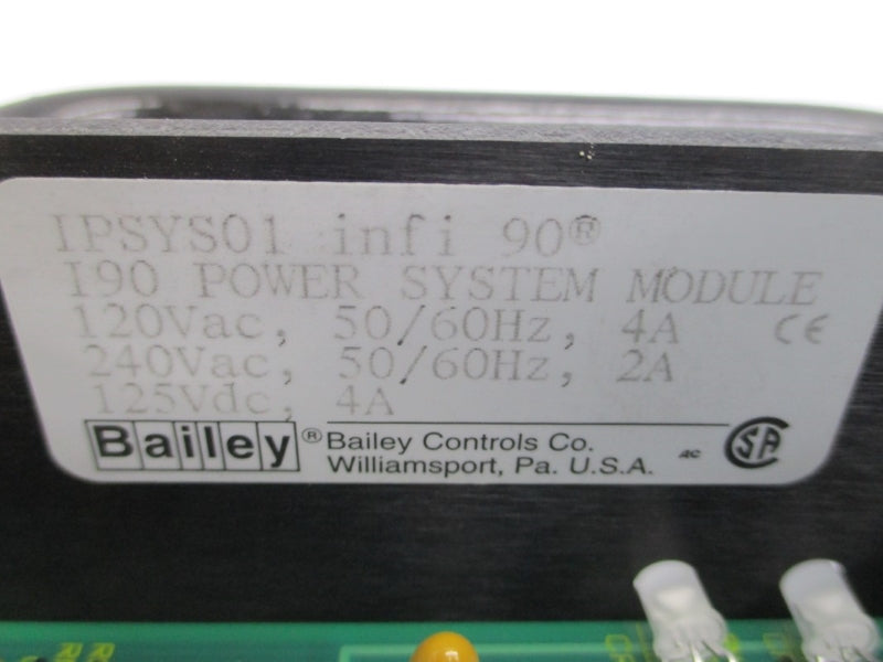 BAILEY IPSYS01 240VAC 4A NSNP