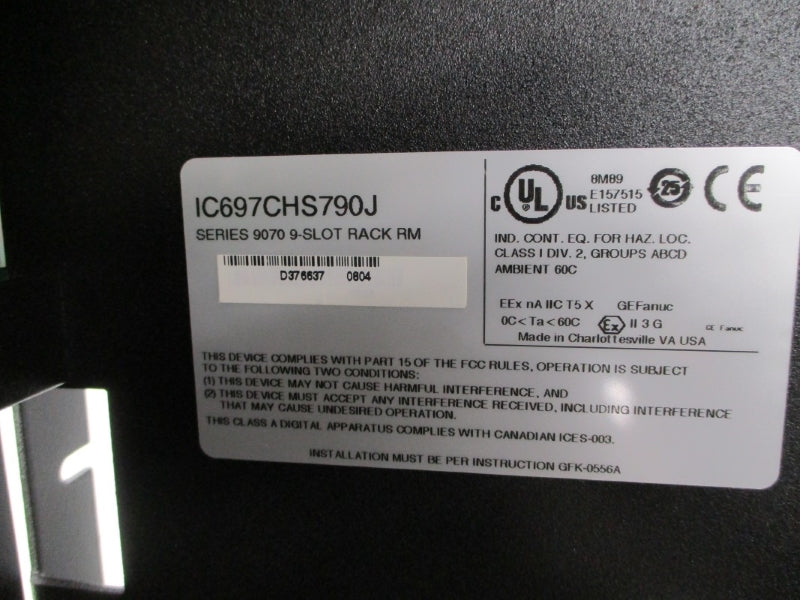 FANUC IC697CHS790J NSNP